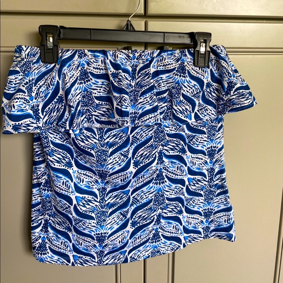Lilly Pulitzer Wiley tube top-A mermaids tail Sml - Picture 1 of 4